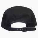 Supreme Washed Chino Pillar Camp Cap Cap (SS22) Black