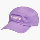 Supreme Washed Chino Twill Camp Cap Cap (ss22) Light Purple