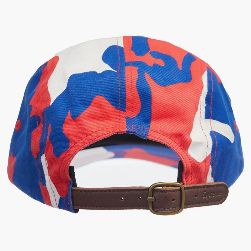 Supreme Washed Chino Twill Camp Cap Cap (ss22) Red Camo