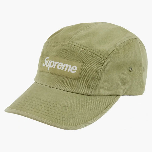 Supreme Washed Chino Till Camp Cap (SS23) Olive