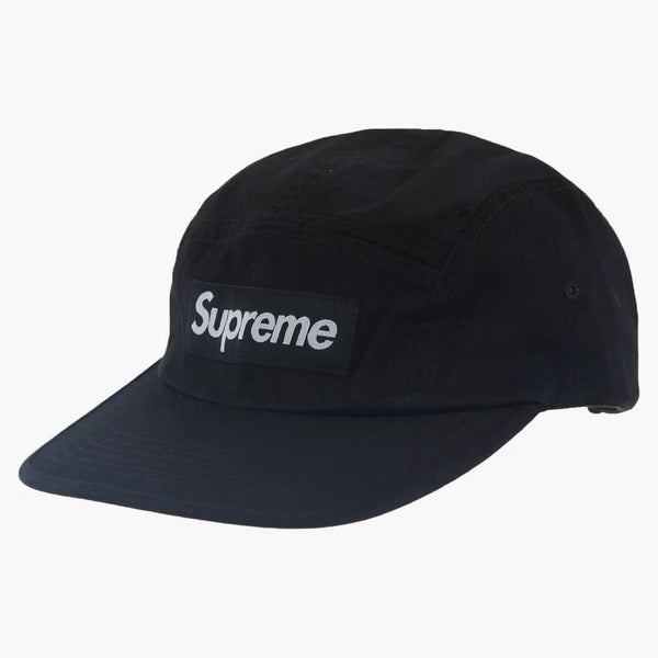 Supreme Washed Chino Twill Camp Cap Ss24 Black