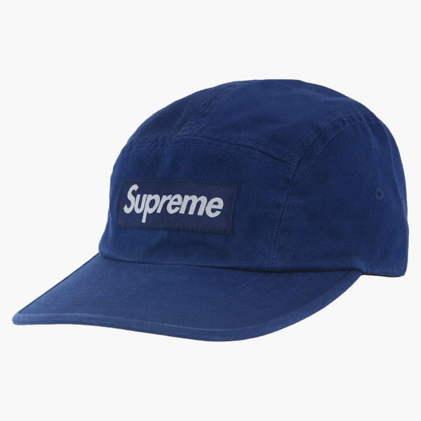Supreme Washed Chino Pill Camp Cap (SS24) Navy