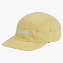 Supreme Washed Chino Twill Camp Cap (ss25) Light Yellow