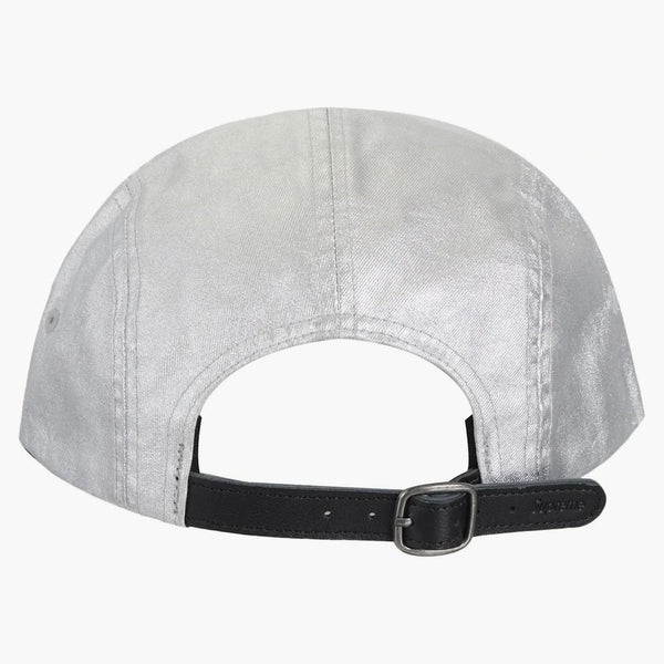 Supreme Washed Chino Twill Camp Cap (ss25) Silver