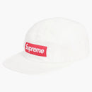 Supreme Washed Chino Twill Camp Cap White