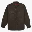 Supreme Washed Corduroy Shirt Brown