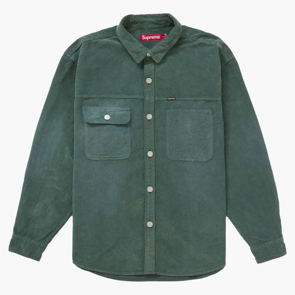 Nejvyšší umyté umyvadlo Corduroy Shirt Sage