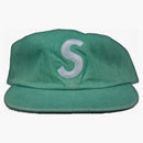 Supreme Washed Denim S Logo 6 Panel Mint