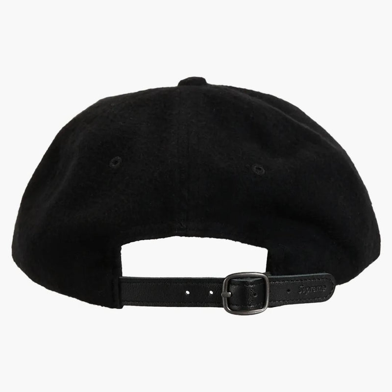 Nejvyšší umyté flanel 6-panel černé