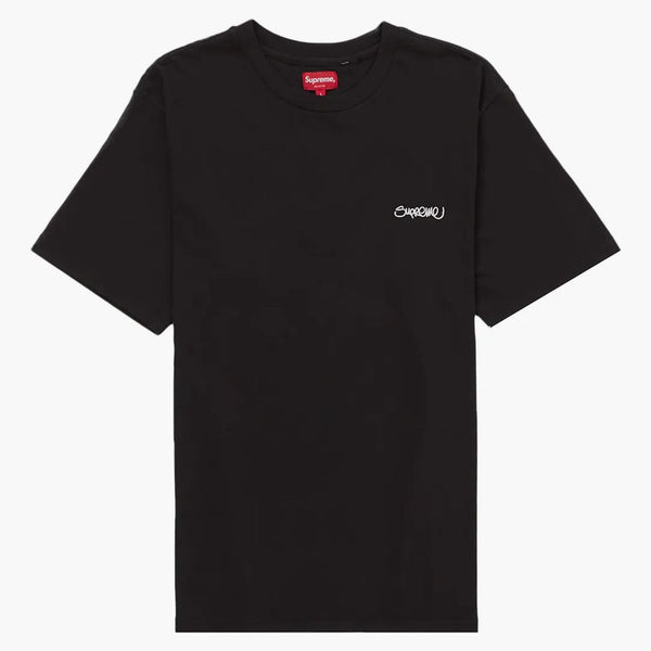 Nejvyšší umyté handstyle S/S Top Black