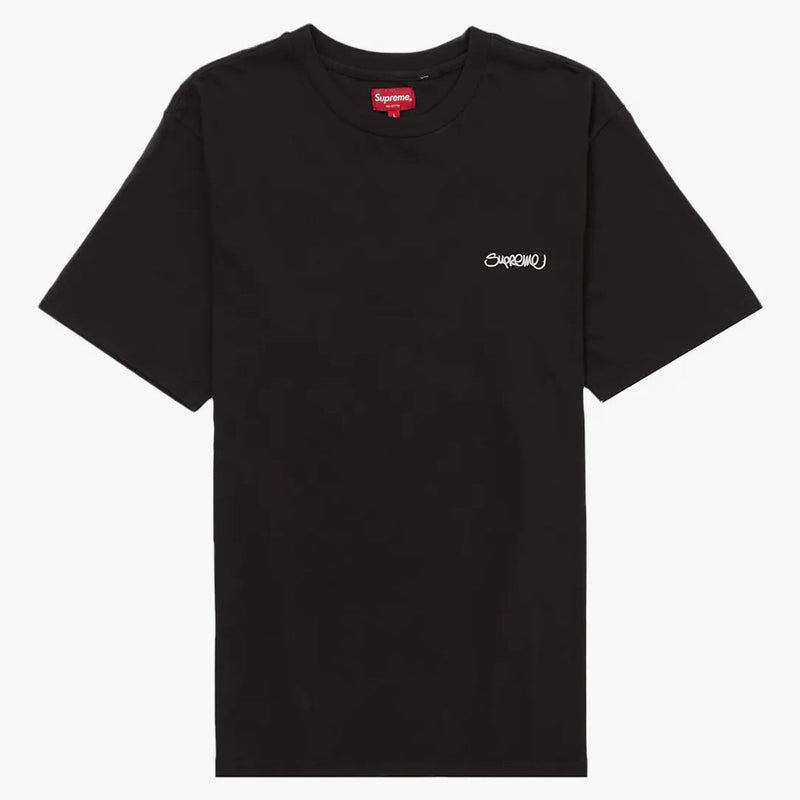 Nejvyšší umyté handstyle S/S Top Black