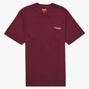 Supreme Washed Handstyle S/S Top Plum