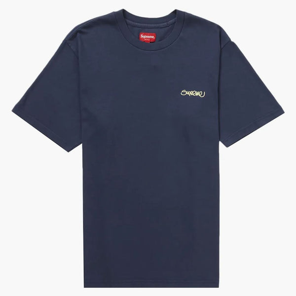 Supreme Washed Handstyle S/S Top Blue