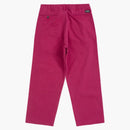 Nejvyšší umyté rybí kosti chino kalhoty zaprášené růžové