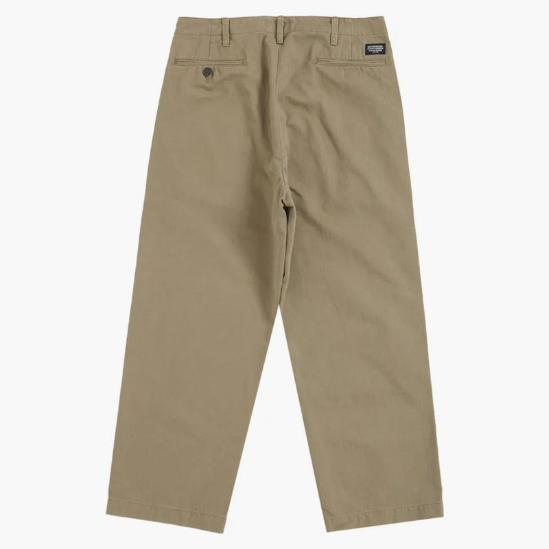 Nejvyšší umyté rybí kosti Chino Pant Khaki