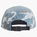 Supreme Washed Out Camo Camp Cap Blue Camo