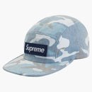 Supreme Washed Out Camo Camp Cap Blue Camo