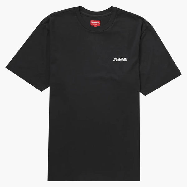 Supreme Washed Script S/s Top Black