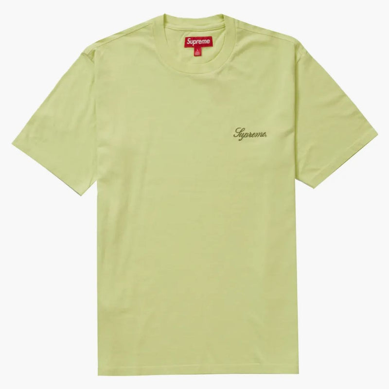 Supreme Washed Script S/S Top (FW23) Lime