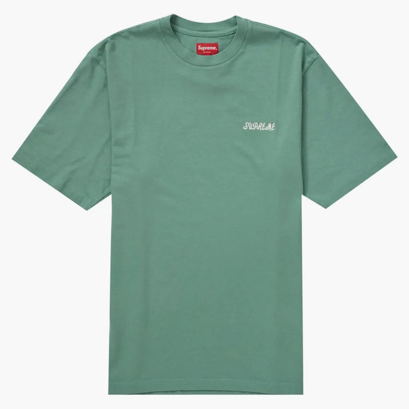 Supreme Washed Script S/S Top Sage