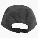 Supreme Washed Seersucker Camp Cap Black