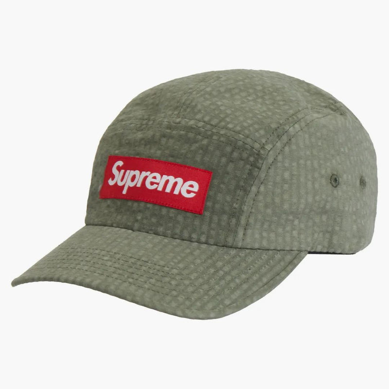 Supreme lavato Sersucker Camp Cap Taupe