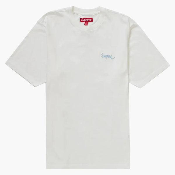 Supreme Washed Tag S/S Top White