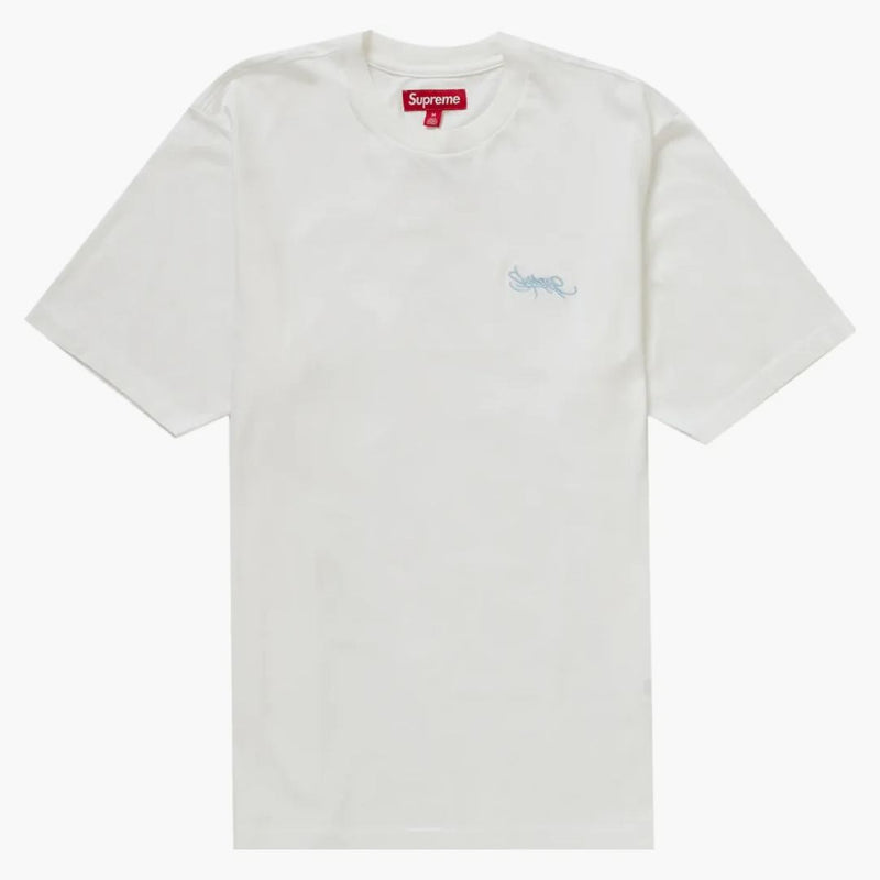 Supreme Washed Tag S/S Top White