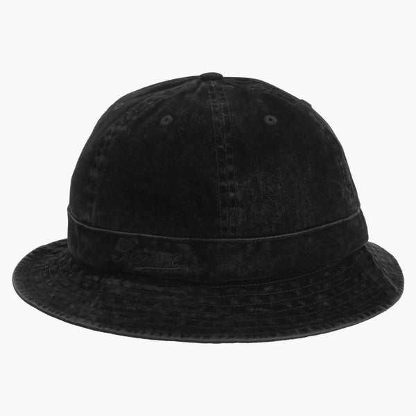 Supreme Washed Velvet Bell má černou