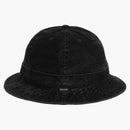 Supreme Washed Velvet Bell Hat Black