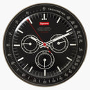 Placa de reloj suprema negra