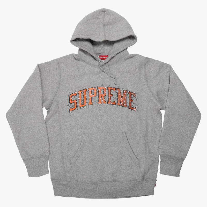 Supreme Water Arc Hooded Sweatshirt Heather Gray