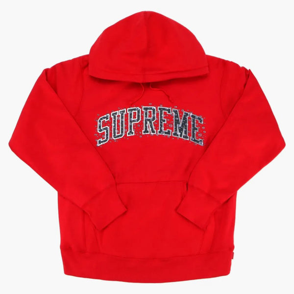 Supreme Water Arc Hooded Sweatshirt Red