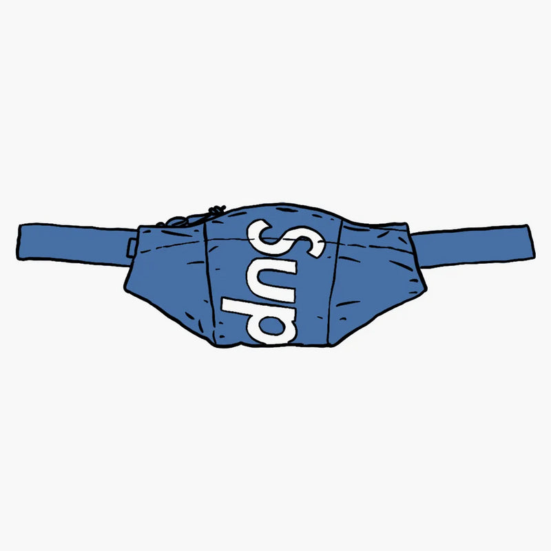 Supreme Waterproof Reflective Speckled midjepåse Royal