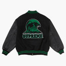 Supreme Wave Varsity Jacket svart