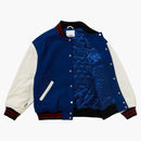 Supreme Wave Varsity Jacket Blue