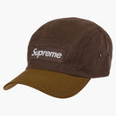 Supreme Waxed Cotton Camp Cap Brown