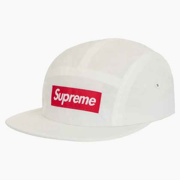 Nejvyšší voskovaný tábor Ripstop Cap White