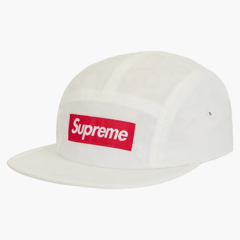Nejvyšší voskovaný tábor Ripstop Cap White