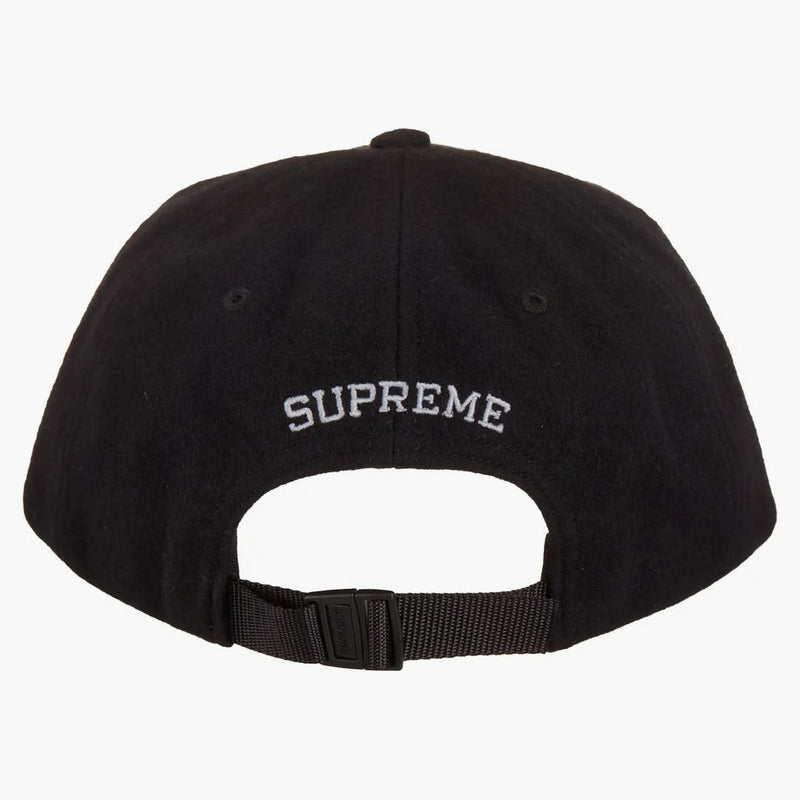 Supreme vaxad ull 6-panel svart