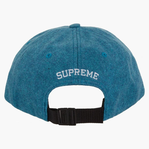 Supreme Waxed Wool 6-Panel Cyan