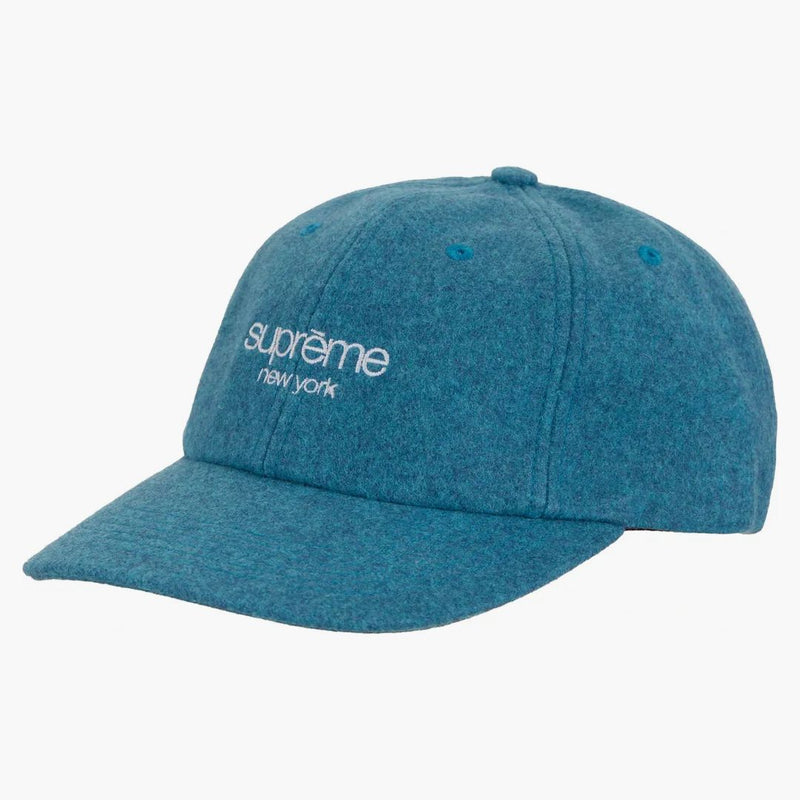 Supreme Waxed Wool 6-Panel Cyan
