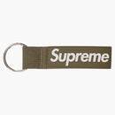 Supreme Webbing Keychain Light Olive