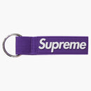 Supreme Webbing Keychain Purple