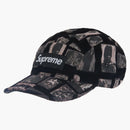 Supreme Weirdo Dave Corduroy Camp Cap Black