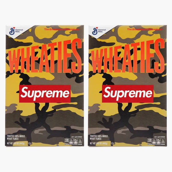 Supreme Wheaties Cereal Box Orange Camo 2x Lot Camo (Not Fit for Human Consumption)