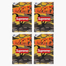 Supreme Wheaties Cereal Box Orange Camo 4x Lot (inte passar för mänsklig konsumtion)
