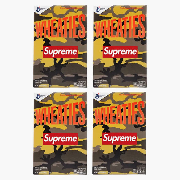 Supreme Wheaties Cereal Box Orange Camo 4x Lot (Not Fit for Human Consumption)