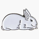 Supreme White Rabbit Pin Silver