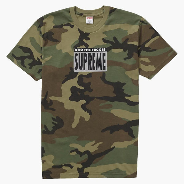 Supremo Who the Fuck Tea Woodland camo